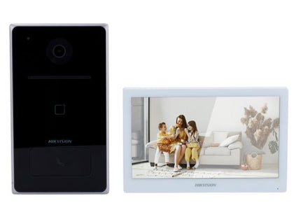 KIT DE VIDEOPORTERO IP HIKVISION DS-KIS608-P(O-STD) (E) PANTALLA DE 7" 305305398