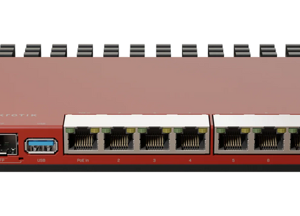 MikroTik Router 8 Gigabit y SFP 2.5G, L009UiGS-RM