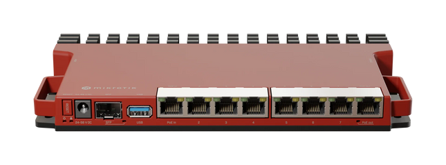 MikroTik Router 8 Gigabit y SFP 2.5G, L009UiGS-RM
