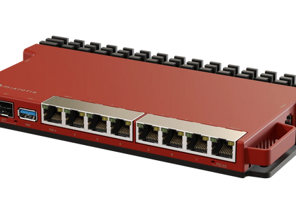 MikroTik Router 8 Gigabit y SFP 2.5G, L009UiGS-RM