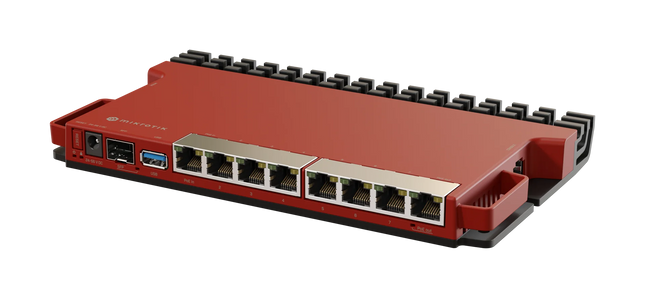 MikroTik Router 8 Gigabit y SFP 2.5G, L009UiGS-RM