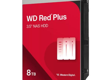 HD INTERNO 8TB WD RED PLUS 3.5" SATA 5640 RPM CMR / NAS RAID WD80EFPX