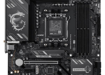 Tarjeta Madre MSI B850M GAMING PRO WIFI6E 911-7E88-003 | AM5 | DDR5 | Micro-ATX | Wi-Fi 6E | Bluetooth 5.3 | 2.5G LAN