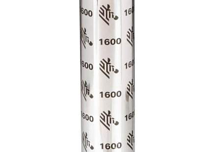 RIBBON DE CERA ZEBRA 01600BK08345 PARA IMPRESORAS INDUSTRIALES 83MMX450M 18 UNIDADES/CAJA