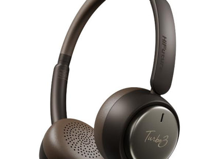 Headset HIFUTURE TURBO 3 inalámbrico Bluetooth color café vista frontal