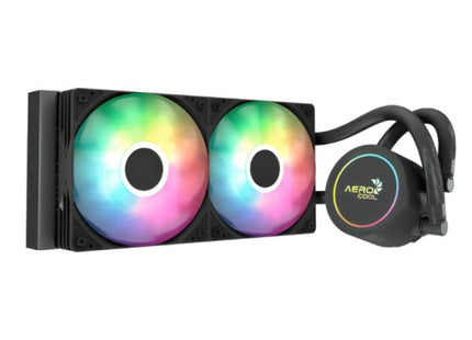 Enfriamiento líquido AeroCool Abyss L240R con radiador 240mm y ventiladores RGB frontales