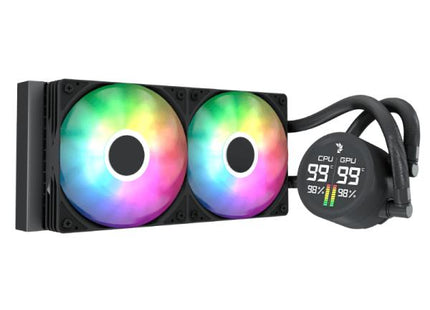 Enfriamiento líquido AEROCOOL Abyss L240R con pantalla digital RGB y radiador 240mm