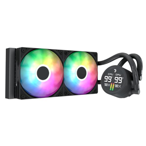 Enfriamiento líquido AEROCOOL Abyss L240R con pantalla digital RGB y radiador 240mm