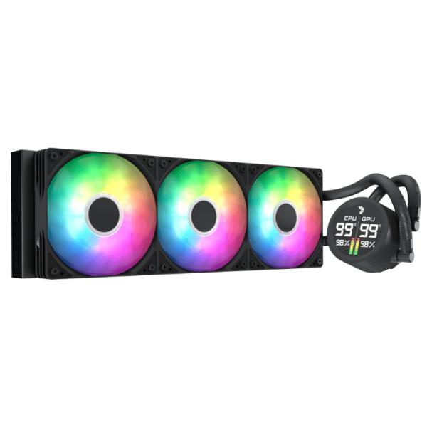 Enfriamiento líquido AeroCool Abyss L360R con radiador 360mm y 3 ventiladores RGB