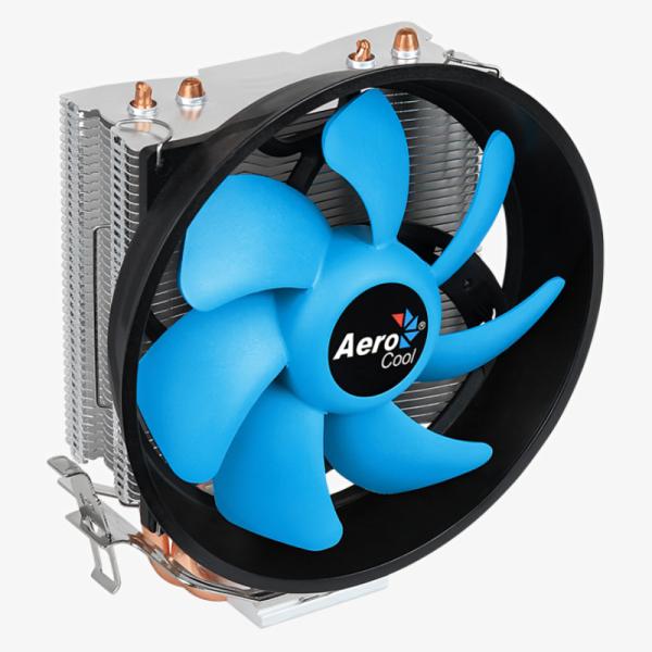 Abanico Aerocool Verkho 2 Plus 120mm vista frontal con aspas axiales