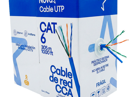 CABLE UTP CAT6 NOVA FAN60305001C 305M PVC