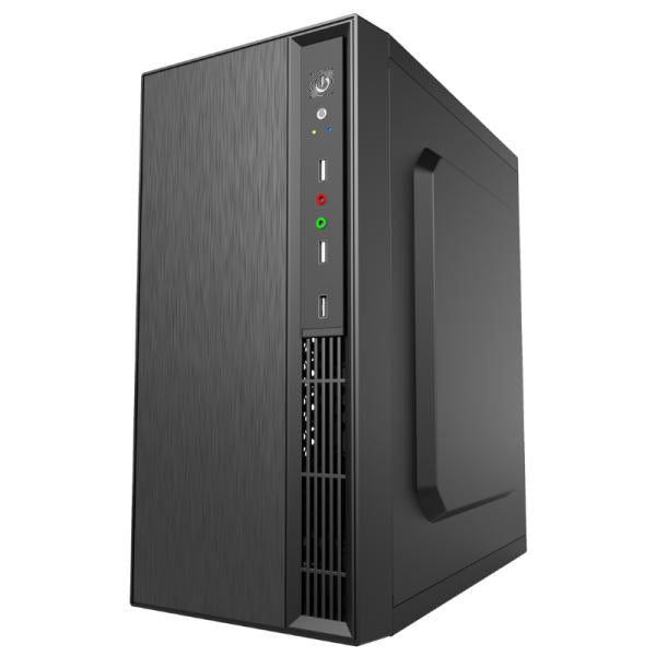Case Nova CM06H1RA001C Mini Tower frontal con puertos USB y Type C