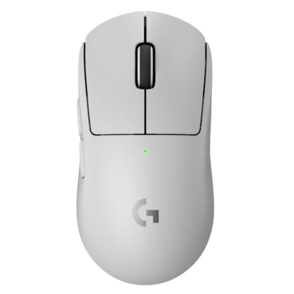 Mouse gaming Logitech PRO X Superlight 2 SE inalámbrico vista frontal con diseño ergonómico negro