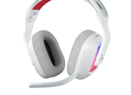 Headset gaming Logitech A20 X con iluminación RGB vista frontal