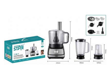 Tazón de 1.5 litros del procesador de alimentos ST-2372 vista superior
