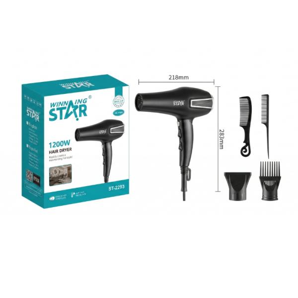 Secadora de Cabello 1200W Winning Star, ST-2293