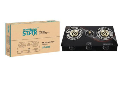 Detalle del sistema de encendido electrónico de estufa Winning Star ST-9655