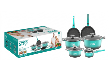 Set de Ollas Winning Star ST-5106, 10 Piezas