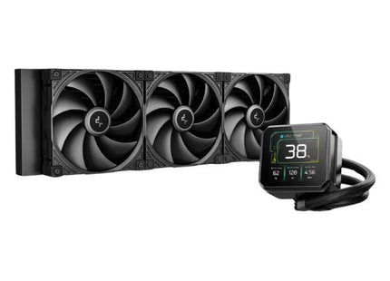 Sistema enfriamiento líquido DeepCool Spartacus 420 AIO completo con radiador 420mm y bomba negro