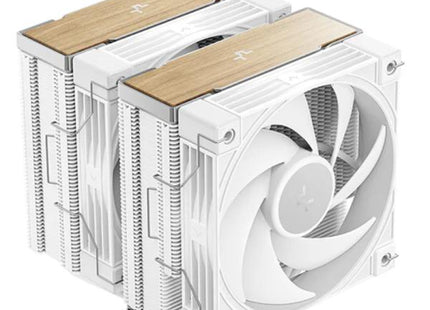 Enfriamiento aire DEEPCOOL AK620 G2 blanco con ventilador 120mm para PC gaming