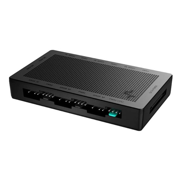 HUB PARA VENTILADORES RGB DEEPCOOL SC790 PWM+ARGB-6+6 PUERTOS R-SC790-BKNSNN-G NEGRO