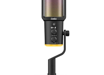 MICROFONO RGB GENIUS MIC-S400U USB-A/USB-C 31700002400 NEGRO