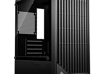 Case Eagle Warrior CG05ANRA001C Mini Tower vista frontal con panel lateral