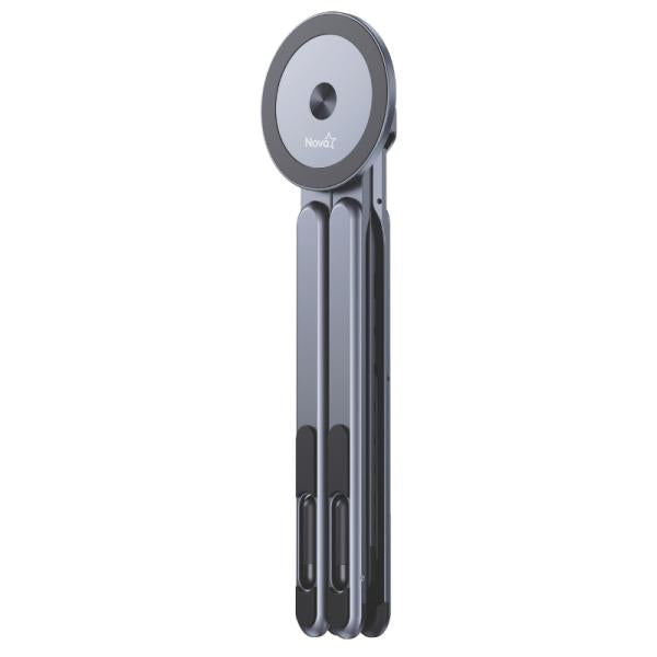 Base laptop NOVA NS-250 magnética vista frontal con soporte ajustable para laptops 15.4 pulgadas