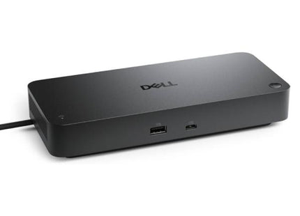 Docking Station Dell Pro Thunderbolt 4 SD25TB4 color gris vista frontal con puertos USB