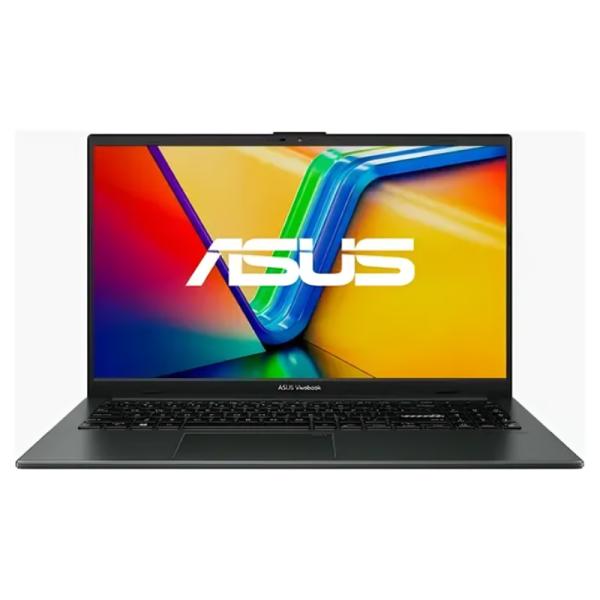 ASUS Vivobook Go 15 E1504FA laptop cerrada vista frontal con logo ASUS