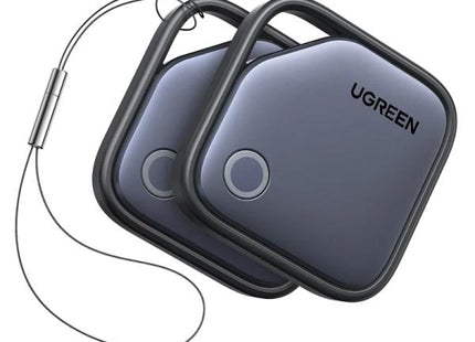 LOCALIZADOR UGREEN CM829 FINETRACK S (PACK 2) COMPATIBLE SAMSUNG SMARTTHINGS FIND CON ALARMA SONORA 55769P GRIS