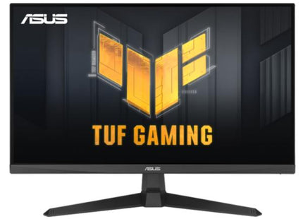 Monitor gaming ASUS TUF VG279Q3A 27 pulgadas vista frontal con pantalla encendida mostrando colores vibrantes