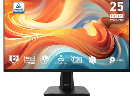 MONITOR MSI PRO MP251 E14L 25" 1920X1080 144HZ IPS ADAPTIVE-SYNC HDMI 1.4 / VGA 9S6-3PD2CM-048 NEGRO