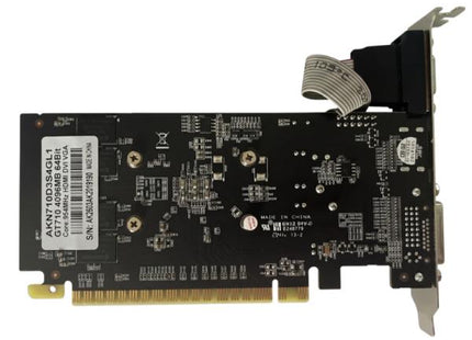 Tarjeta de video ARKTEK GeForce GT 710 4GB DDR3 vista frontal con disipador