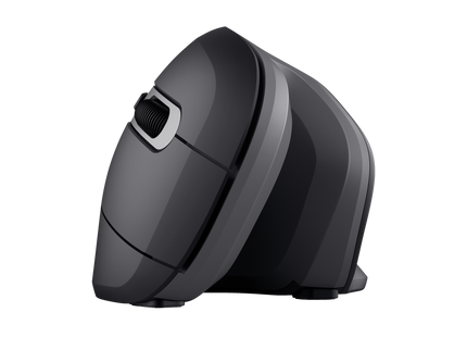 Mouse Trust Verro en mano mostrando posición ergonómica natural