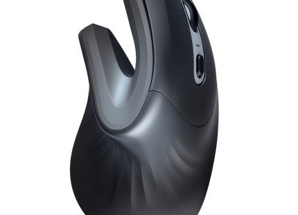 Mouse Trust Verro desde arriba con botones y scroll wheel visibles