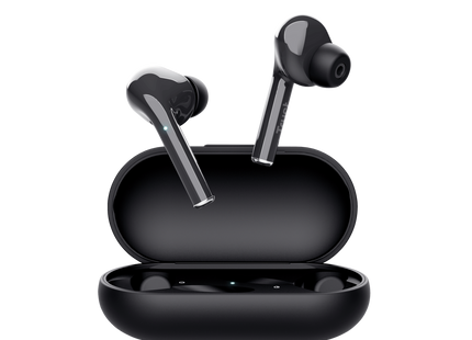 Audífonos Trust Nika Touch Bluetooth negros con estuche de carga