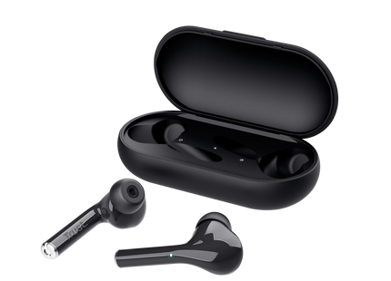 Controles táctiles de los audífonos Trust Nika Touch en primer plano