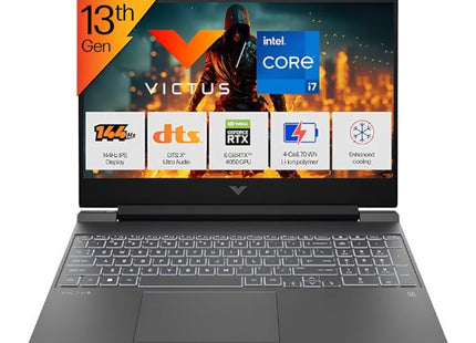 LAPTOP GAMING HP VICTUS 15-FA2104TX 15.6" I7-13620H 16GB 512GB RTX 4050/6GB WIN 11 INGLÉS C25VQPA#ACJ AZUL