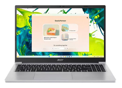 LAPTOP ACER ASPIRE LITE 15.6" AL15-36P-32XP CORE 3 N350 8GB 128GB WIN 11 INGLÉS NX.DE2AA.001 PLATEADO