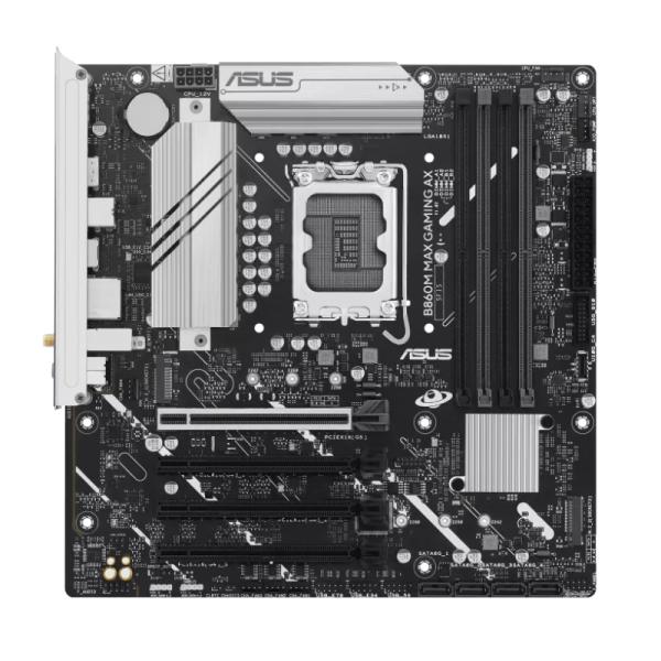 ASUS Tarjeta Madre LGA1851 Micro-ATX DDR5, B860M MAX GAMING AX