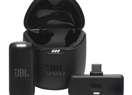 MICROFONO JBL QUANTUM STREAM INALÁMBRICO 2.4 GHZ Y ESTUCHE DE CARGA JBLSTRMWLUSBCBLKAM NEGRO