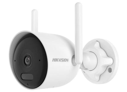 CÁMARA IP BALA HIKVISION DS-2CFW04(2.8 MM) 4MP 1440P WIFI 6 H.265/H.264 2.8 MM 30 M MICRÓFONO Y ALTAVOZ INTEGRADOS IP66 LUZ BLANCA 311330841 BLANCO