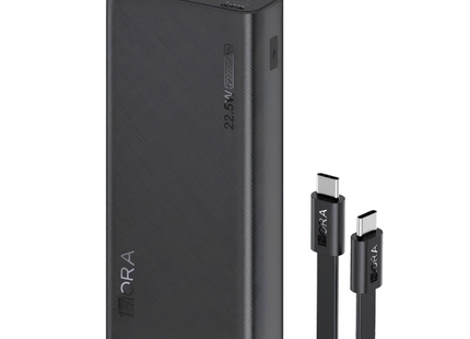 POWER BANK 1 HORA GAR158N 20000 MAH CARGA RÁPIDA 22.5W NEGRO