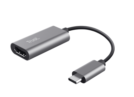 Adaptador Trust Dalyx USB-C a HDMI 4K modelo 23774 vista frontal