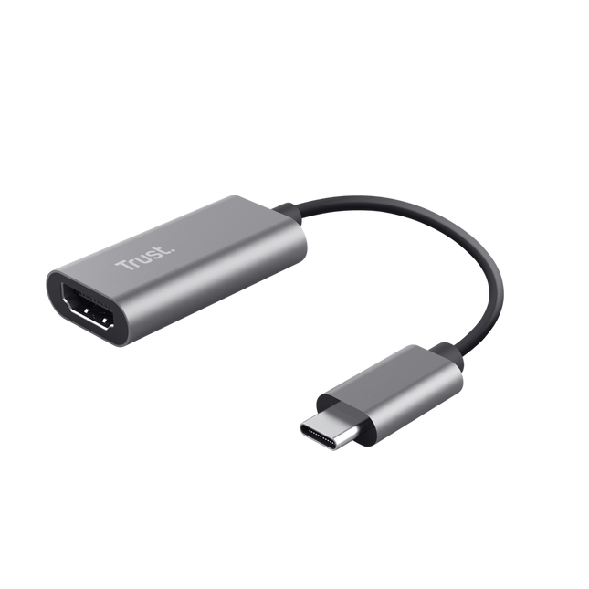 Adaptador Trust Dalyx USB-C a HDMI Ultra HD 4K, 23774