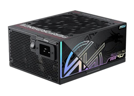 FUENTE DE PODER MSI MPG AI1600TS PCIE5 1600W 80 PLUS TITANIUM MODULAR ATX 306-7ZPUA12-CE0 NEGRO