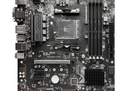 TARJETA MADRE MSI PRO B550M-P GEN3 AM4 MICRO-ATX DDR4 911-7C95-206 NEGRO