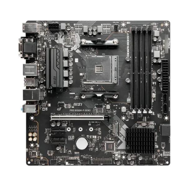 Tarjeta madre MSI PRO B550M-P GEN3 vista general