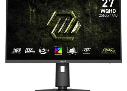 MONITOR GAMING MSI MAG 274QPF X32 27 PULG PLANA 2560 X 1440 320HZ 9S6-3CE49H-076 NEGRO